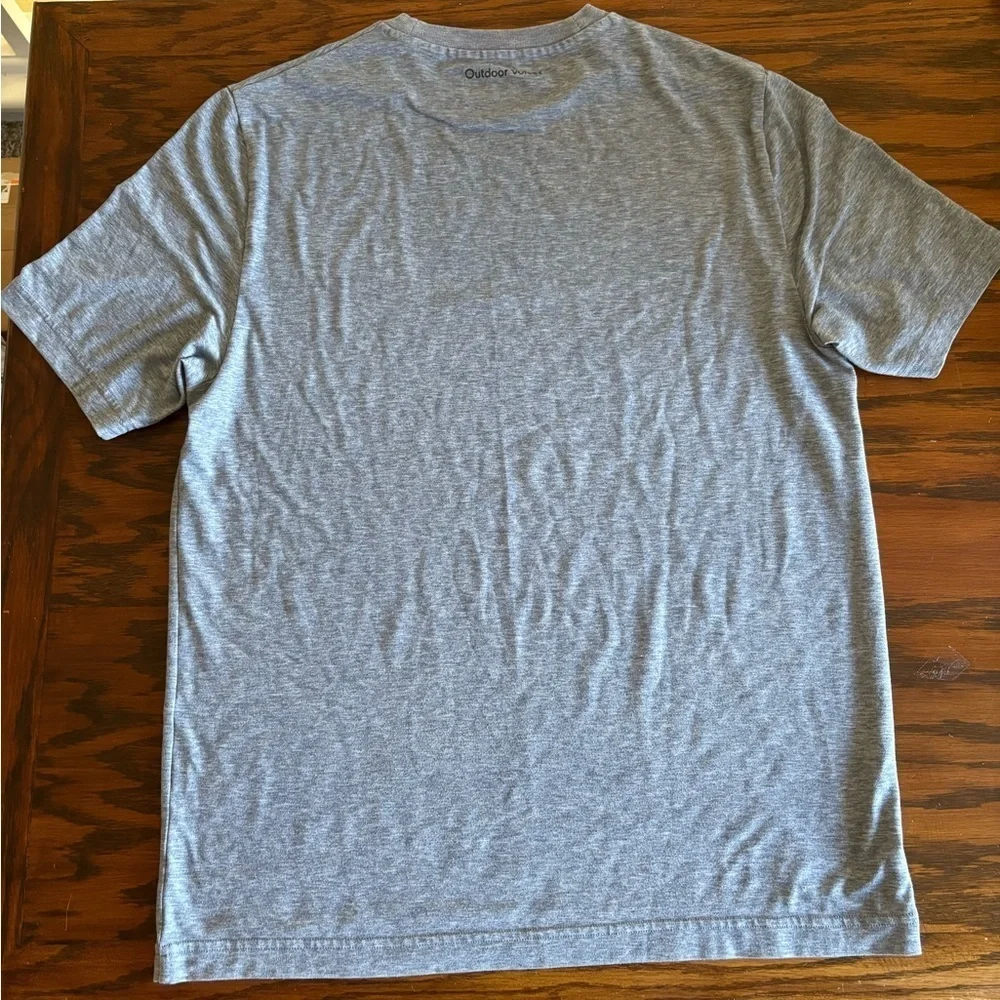 Outdoor Voices Cloudknit Short Sleeve Shirt Blue Heather Running Workout Men S - Picture 3 of 8